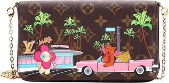 Louis Vuitton Felicie Pochette Limited Edition Vivienne Xmas Monogram Canvas (Authentic Pre-Loved)