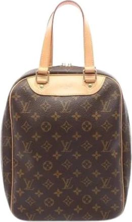 Louis Vuitton Pre-owned Excursion Handtas - Dames - Vintage Handtas - Bruin - ONE Size - Leer - Vintage