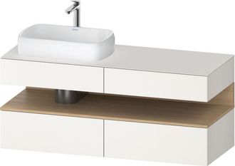 Duravit Qatego Consola Mueble Bajo Lavabo, 2 Extensiones, 2 - Duravit