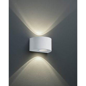 Reality Aplique Led Doble Haz Rosario Blanco Alt. 15 Cm Ip44 Trio Lighting