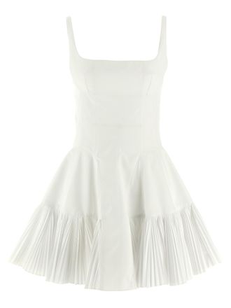 Giovanni Bedin White Poplin Short Womens Dress