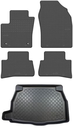 OEM Toyota C-hr Suv Desde Enero De 2017. Juego De Alfombrillas De Goma Para Coche Y Alfombrilla Para Maletero