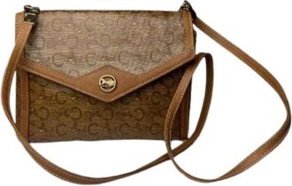Celine Pre-owned Vintage Cross Body Bag - Dames - Vintage Schoudertas - Bruin - ONE Size - Leer - Vintage