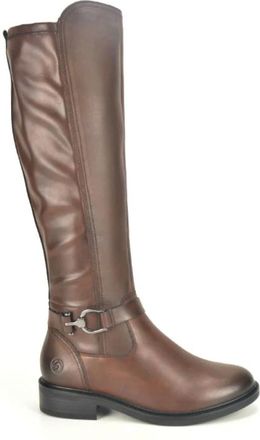 Remonte Schoenen, Dames, Bruin, 40 EU, Bruin Bot + Stretch Plat