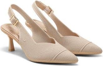 Vivaia Addison Pointed-Toe Slingback Sandals in Almond at Nordstrom, Size 8.5