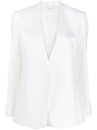 Chloé Blazer con scollo a V - Toni neutri