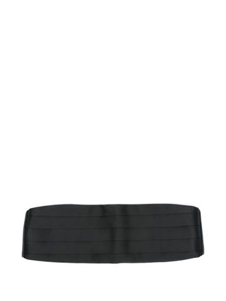 Junya Watanabe satin cummerbund - men - Silk/Cupro - One Size - Black