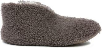 Celtic & Co. Teddy Soft Sole Bootee Slippers in Vole at Nordstrom, Size 10