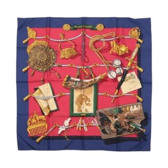 Herm&egrave;s Pre-owned Scarves, female, Multicolor, Size: ONE SIZE Pre-owned Carre 90