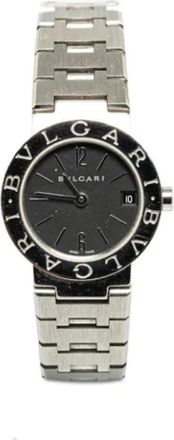 Bulgari Pre-owned Stainless Steel watches - Dames - Vintage Horloges - Zwart - ONE Size - Vintage