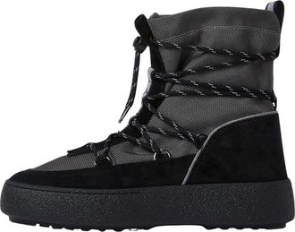 Moon Boot Mtrack Citizen Boots - Heren - Winterlaarzen - Zwart - 43 EU - Leer - Schoenen