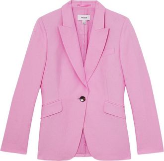 Reiss Raine Linen-Blend Suit Jacket