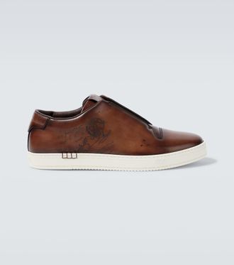 Berluti Playtime leather slip-on sneakers