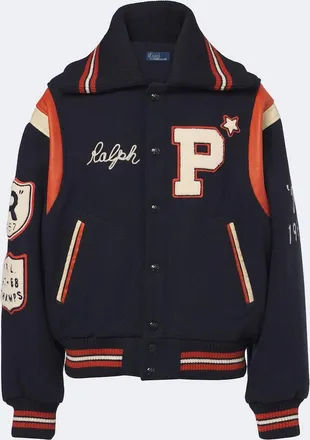 Polo Ralph Lauren Giacca varsity in misto lana con patch