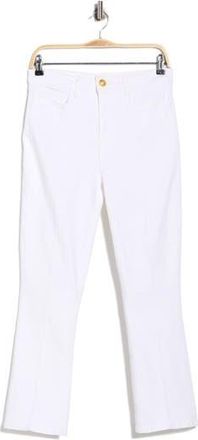L'agence Mira Crop Micro Bootcut Jeans in Blanc/matte Yellow Gold at Nordstrom Rack, Size 23