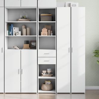 Berkfield Home Highboard White 40x42.5x185 cm Engineered Wood