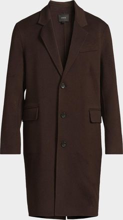 Vince Men & apos;s Splittable Wool-Blend Single-Breasted Topcoat