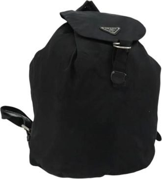 Prada Pre-owned Rugzak - Dames - Pre-owned - Zwart - Maat: ONE Size Nylon