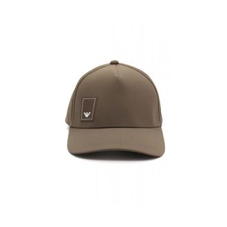 Emporio Armani Logo Baseball Cap - Heren - Petten - Bruin - ONE Size - Accessoires