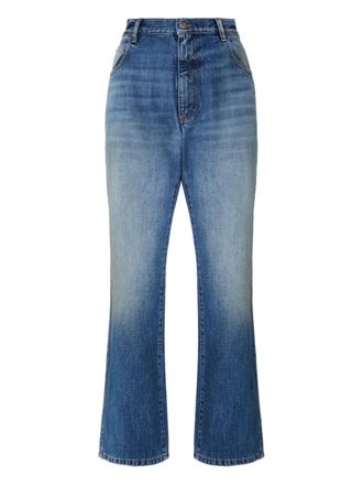Missoni high-waisted flared-leg jeans - women - Cotton - 36 - Blue