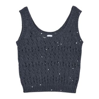 Eleventy Donna, Top, Grigio, S, new