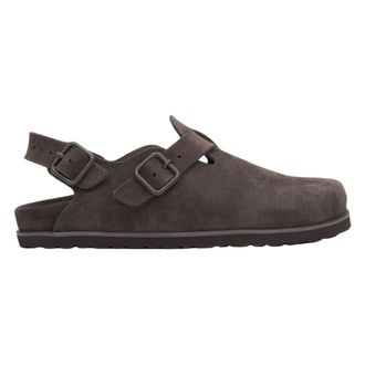 Estro & Luminara Clogs, female, Brown, Size: 10 US Closed-Toe Clog Sandals