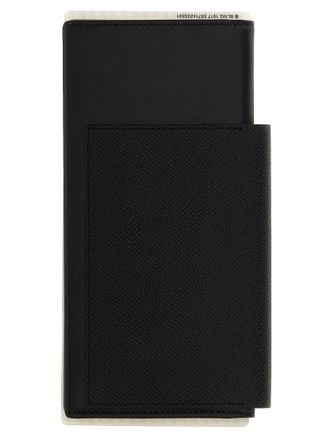 Balenciaga Logo-Embossed Calf Leather Wallet - Black