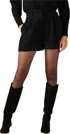 Janice Zwarte Shorts Arthur voor Vrouwen - Dames - Bermuda - Zwart - XL - Polyester - Korte Broeken