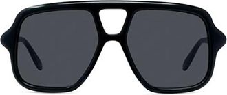 Loewe Slim Zonnebrillen - Dames - Zonnebrillen - Zwart - 54 MM - Nylon - Accessoires