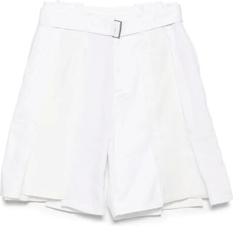 Songzio Shorts con cintura - Bianco