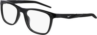 Nike Zwarte Brillenmonturen - unisex - Brillen - Zwart - 53 MM - Accessoires