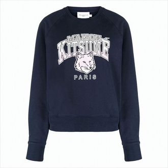 Maison Kitsuné Classic Crew Neck Fox Graphic Sweatshirt
