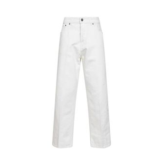 Haikure Straight Jeans, female, White, Size: W24 Straight Jeans