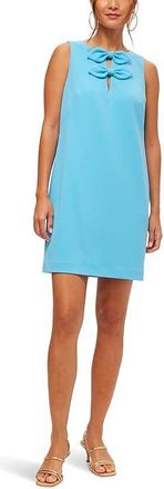 Trina Turk Martina Dress Womens Dress Champion Cyan : 8, Polyester/Spandex