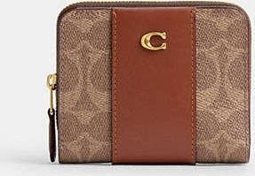 Coach Womens Essential Billfold Wallet in Colorblock Signature Canvas | PVC