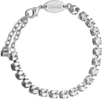 Dsquared2 logo-engraved metal bracelet - men - Metal - One Size - Silver