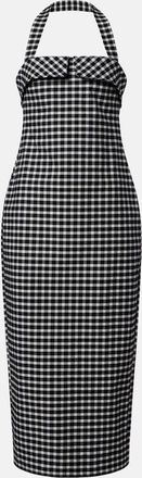 Poss&eacute; Chiara gingham cotton-blend midi dress