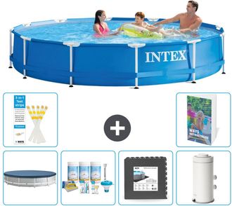 Intex Piscina Con Estructura Redonda - 366x76 Cm - 7-piezas S64