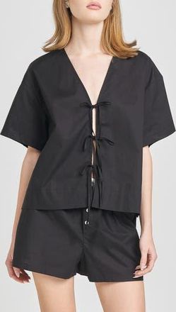 Wayf Tabitha Drawstring Shorts in Black at Nordstrom Rack, Size X-Large