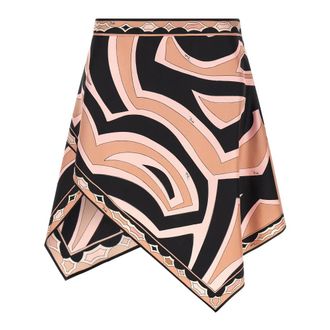 Pucci Mini skirt in Labirinto print - female - Pucci - Short Skirts - Multicolor - M - Skirts