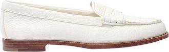 Churchs White Leather Loafers