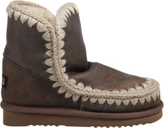 Mou Eskimo 18 Special Leather Boot - Dames - Winterlaarzen - Bruin - 40 EU - Wol - Schoenen