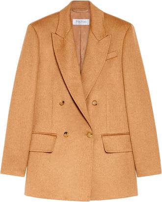 Max Mara Brown Double-breasted Blazer