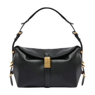 Pinko Pinko, Dames, Tassen, Zwart, Maat: ONE Size Katoen