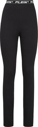 Philipp Plein Denim Super High Waist Legging - Dames - Leggings - Zwart - W25 - Denim - Broeken