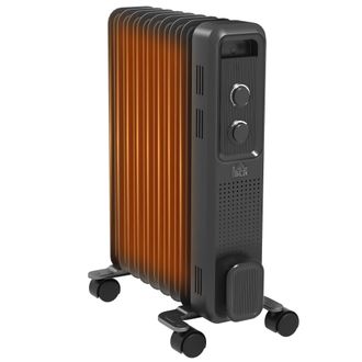 HOMCOM Oil Filled Radiator Portable Space Heater W/ 9 Fin - 3 Heat Settings | TJ Hughes