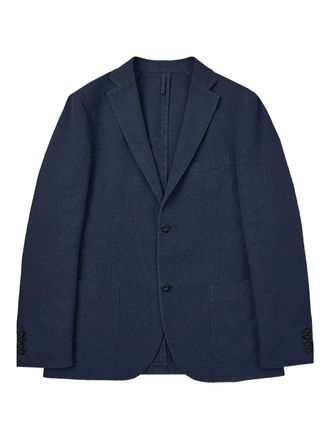 Montedoro Red button single-breasted blazer - Blue