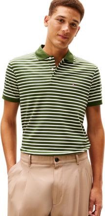 Tommy Hilfiger Men Liquid Cotton REG Seasonal Polo MW0MW39994 S/S Polo, Green, L