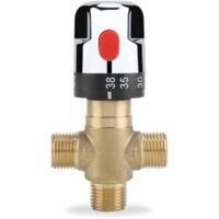 OEM Mezclador Termost&aacute;tico, V&aacute;lvula De Control De Temperatura Del Agua De Lat&oacute;n Macizo G1/2, Mezclador Termost&aacute;tico De Tres V&iacute;as, Para Uso En Ba&ntilde;o, Aseo, 