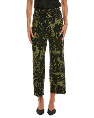 Anne Klein Petite High-Rise Pull-On Wide Waistband Palazzo Pant